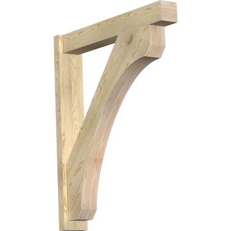 Ekena Millwork Legacy Block Rough Sawn Outlooker, Douglas Fir, 6"W x 36"D x 42"H OUT06X36X42LEC05RDF